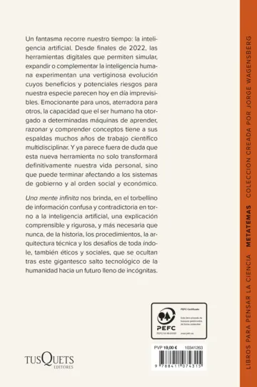 Contraportada Una mente infinita