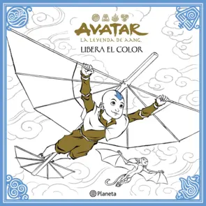 Portada Avatar. La leyenda de Aang. Libera el color