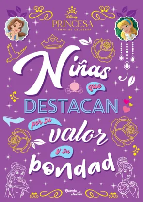 Portada Disney Princesas. Niñas que destacan por su valor y su bondad