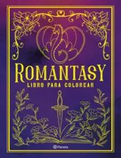 Portada Romantasy. Libro para colorear