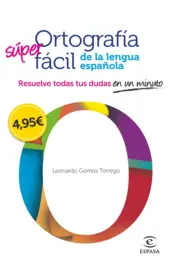 Portada Ortografía fácil de la lengua española.