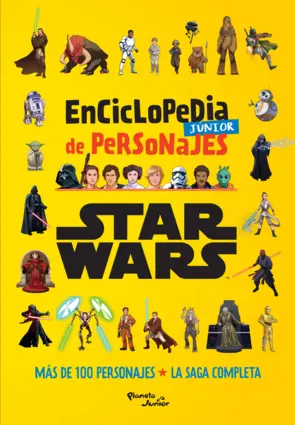 Portada Star Wars. Enciclopedia junior de personajes
