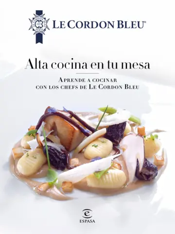 Contraportada Alta cocina en tu mesa. (Edición mexicana)