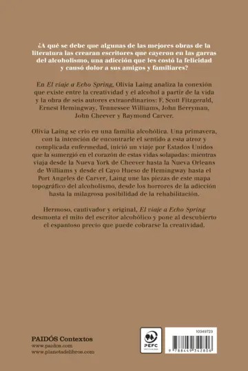 Contraportada El viaje a Echo Spring