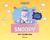 Portada Peanuts. Una mantita para Snoopy. Cozy Coloring Book