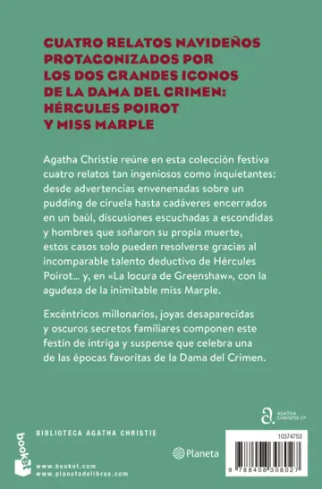 Contraportada El pudding de Navidad