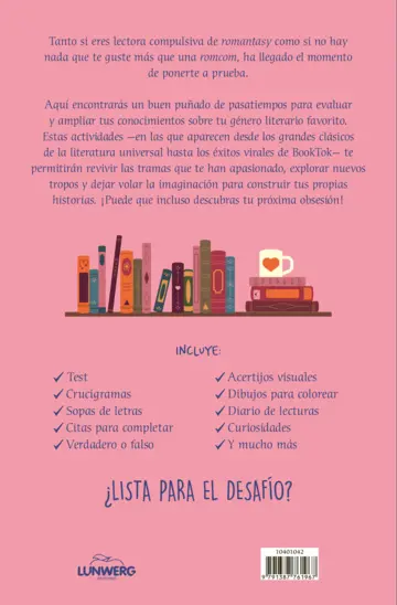 Contraportada Loca por la novela romántica