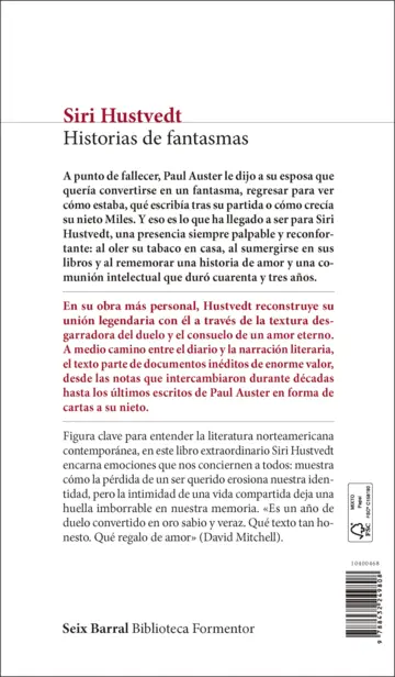 Contraportada Historias de fantasmas
