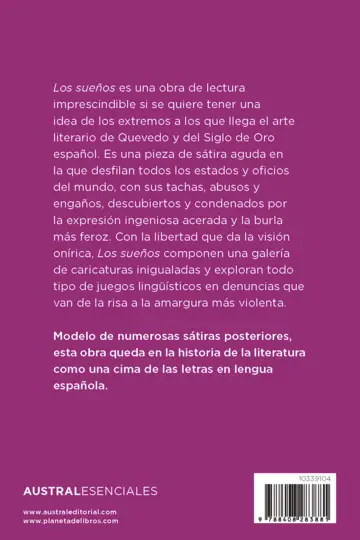 Contraportada Los sueños