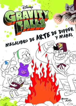 Portada Gravity Falls. Megalibro de arte de Dipper y Mabel
