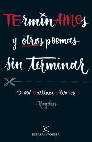 Portada Terminamos y otros poemas sin terminar
