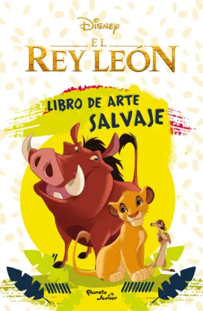 Portada El rey león. Libro de arte salvaje