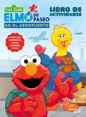 Portada Plaza Sésamo. Elmo de paseo. En el aeropuerto