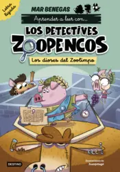 Portada Aprender a leer con... Los Detectives Zoopencos Letra ligada 2. Los dioses del Z