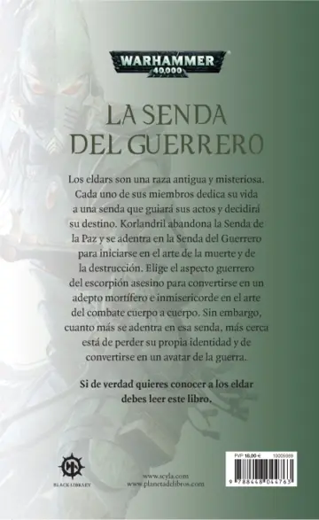 Contraportada La senda del guerrero