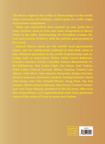 Contraportada Drinking, Eating, Loving Sherry