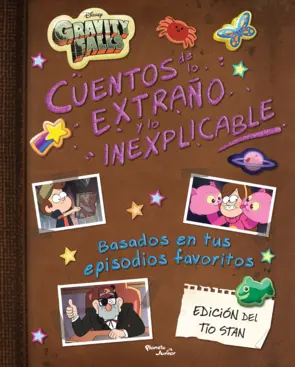 Portada Gravity Falls. Cuentos de lo extraño y lo inexplicable
