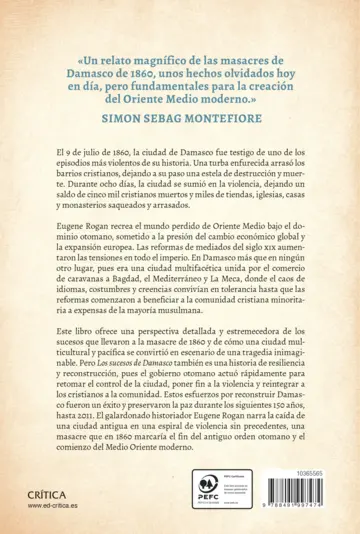 Contraportada Los sucesos de Damasco