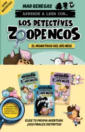 Portada Pack Aprender a leer con... ¡Los Detectives Zoopencos! 1, 2 y 3