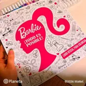 Portada Barbie. ¡Todo es posible! Libro oficial para colorear 2