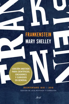 Portada Frankenstein. Edición anotada para científicos, creadores y curiosos en general