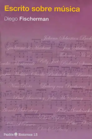 Portada Escrito sobre música