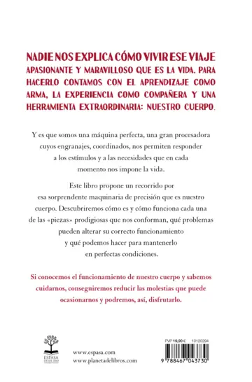 Contraportada Tu cuerpo manual de instrucciones