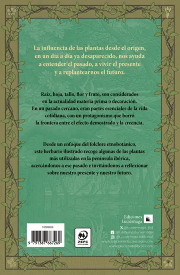 Contraportada Herbario de un mundo desaparecido