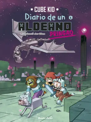 Portada Minecraft. Diario de un aldeano pringao. Cómic 4