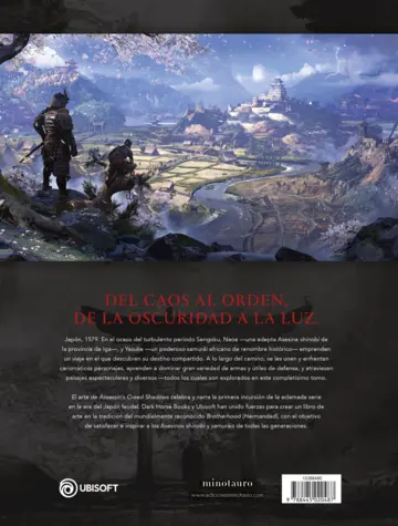 Contraportada El arte de Assassin's Creed Shadows