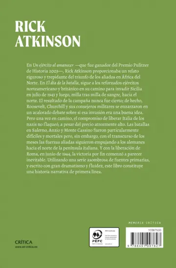 Contraportada El día de la batalla