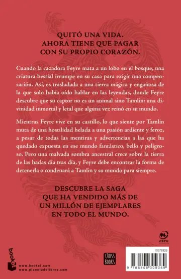 Contraportada TD Una corte de rosas y espinas
