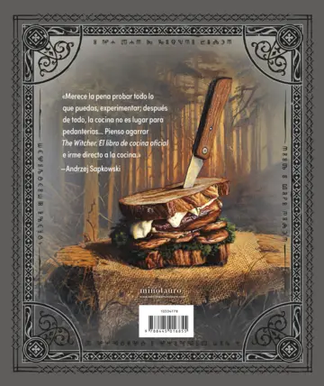 Contraportada The Witcher. El libro de cocina oficial