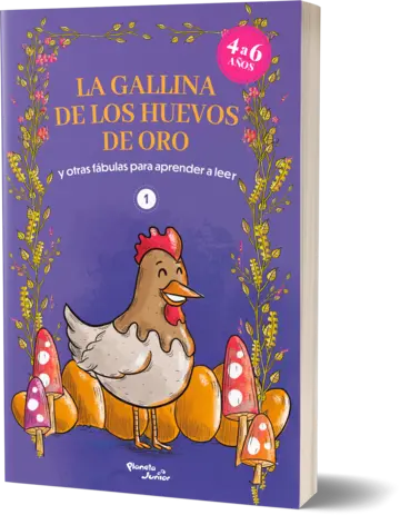 Portada Fábulas 1. La gallina de los huevos de oro y otras fábulas para aprender a leer