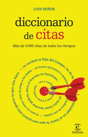 Portada Diccionario de citas