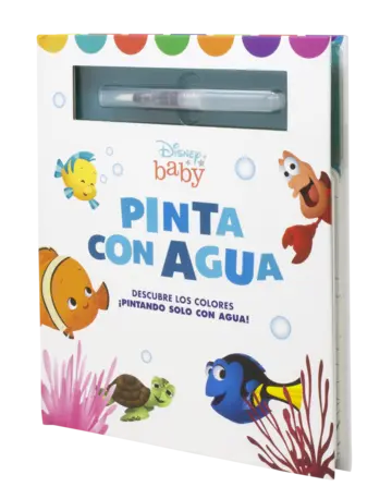 Portada Disney Baby. Pinta con agua