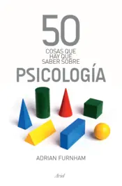 Portada 50 cosas que hay que saber sobre psicología