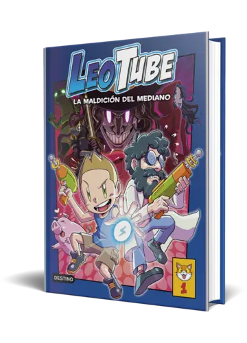 Portada LeoTube 1. LeoTube y la maldición del mediano