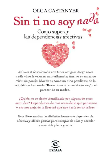 Contraportada Sin ti no soy nada