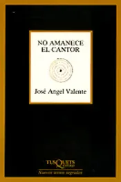 Portada No amanece el cantor