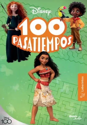Portada 100 pasatiempos (laberintos). Disney