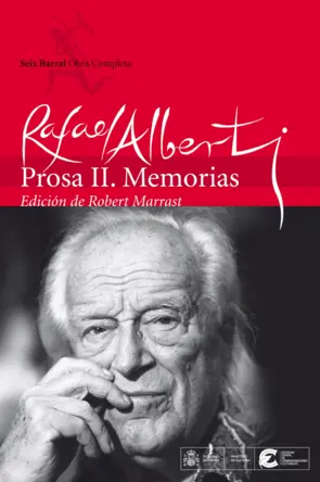 Portada Obras completas. Prosa II. Memorias