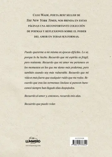 Contraportada Recuerda el amor