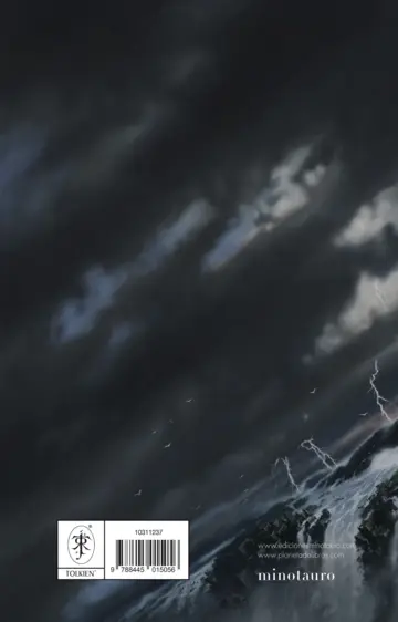 Contraportada La caída de Númenor