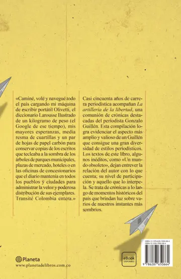 Contraportada La artillería de la libertad