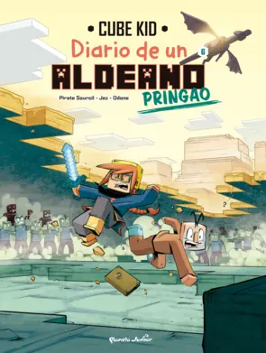 Portada Minecraft. Diario de un aldeano pringao. Cómic 6