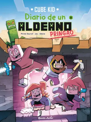 Portada Minecraft. Diario de un aldeano pringao. Cómic 11
