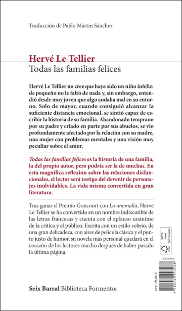 Contraportada Todas las familias felices