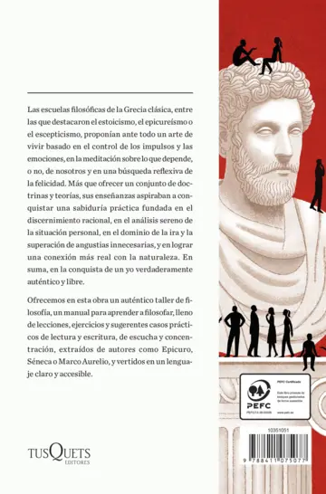 Contraportada Cómo convertirse en un filósofo griego