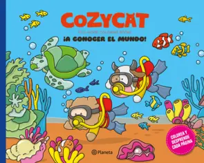 Portada Cozy Cat 4. ¡A conocer el mundo!